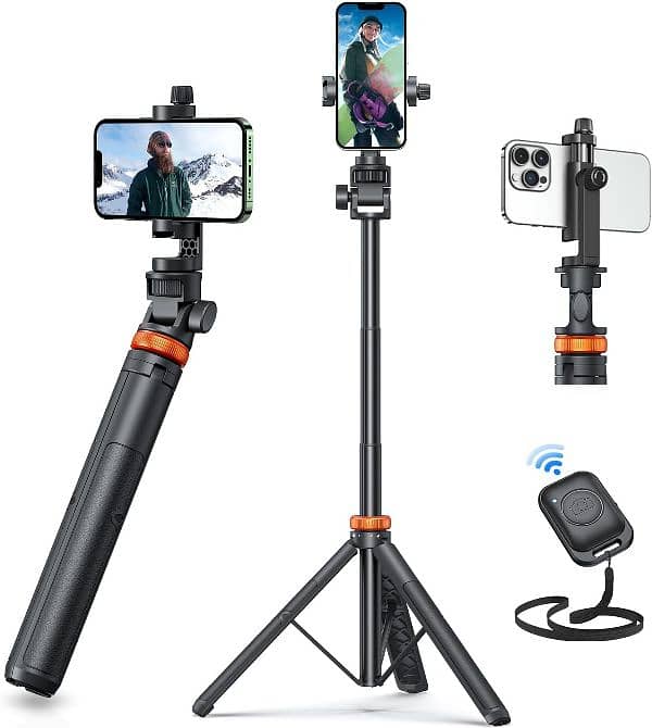EUCOS 62" Extendable Phone Tripod 0