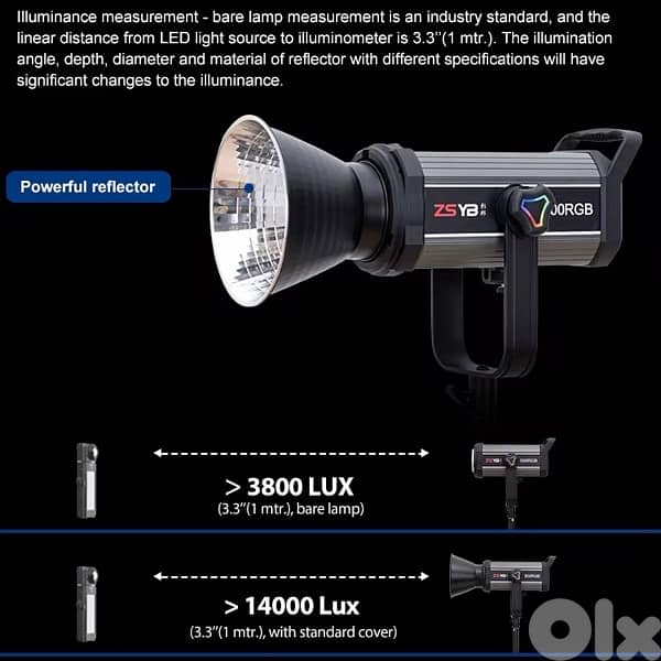 2 x ZSYB 500 RGB Colors Photography Lighting 3