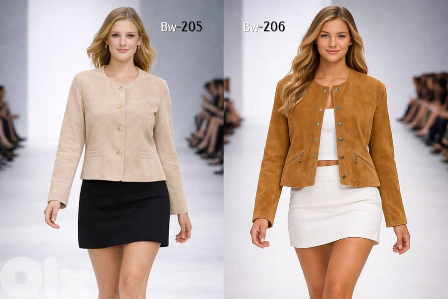 Female's Suede Blazers from European Brands 3