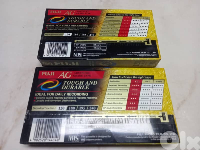 new sealed vhs cassette tapes for vcr recorders 2