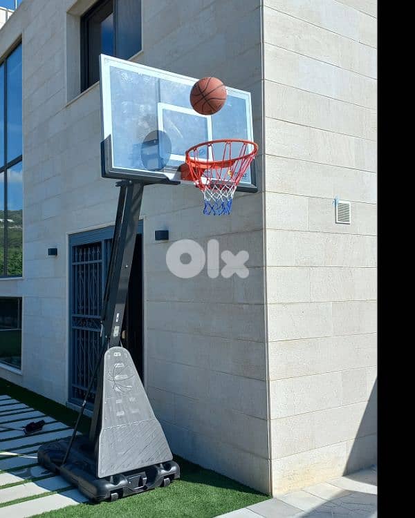 movable basketball hoop Backboard (140×80cm) 0