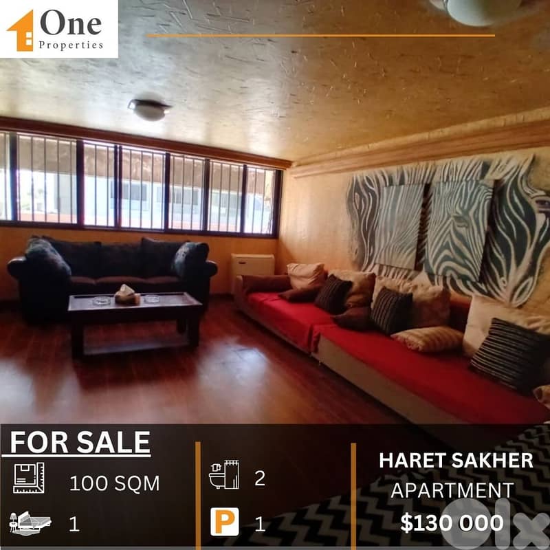 APARTMENT FOR SALE IN HARET SAKHER - JOUNIEH 0