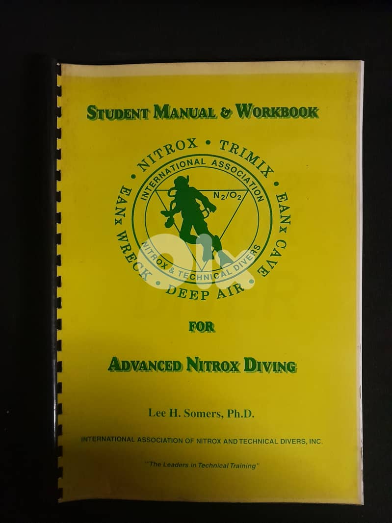 International Association of Nitrox and Technical Divers-IANTD Manual 0