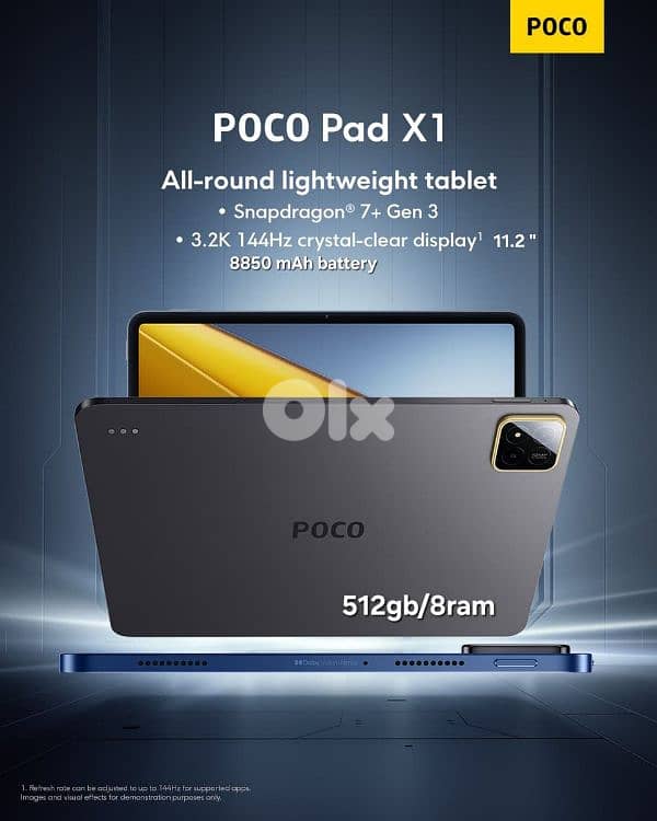 poco pad x1   512gb/8ram.  370$ 0