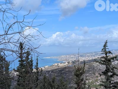 L20830 - 2,000 SQM Land with Sea View For Sale in Nammoura, Kesrouane