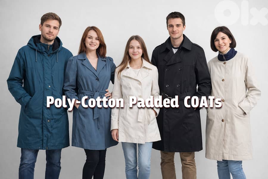 Male & Female Poly-Cotton Padded COATs 0