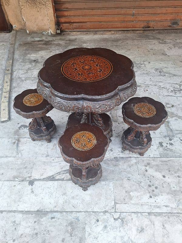 dining table with benches chinese hand made 0