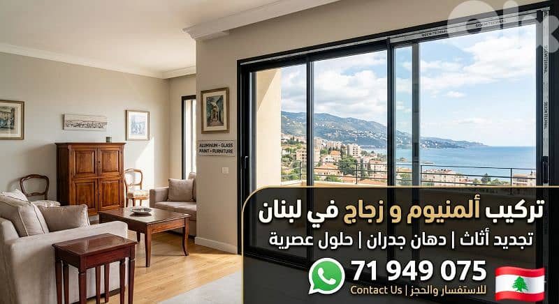 Aluminum, Glass & Wall Painting wood restoration  Services 0