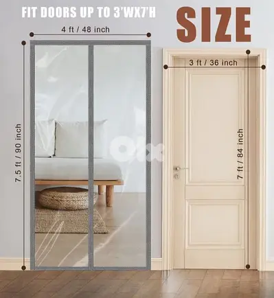 plastic and transparent door