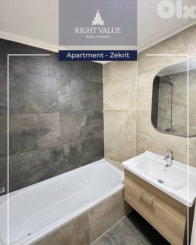 APARTMENT FOR SALE IN ZIKRIT   شقة للبيع في زكريت