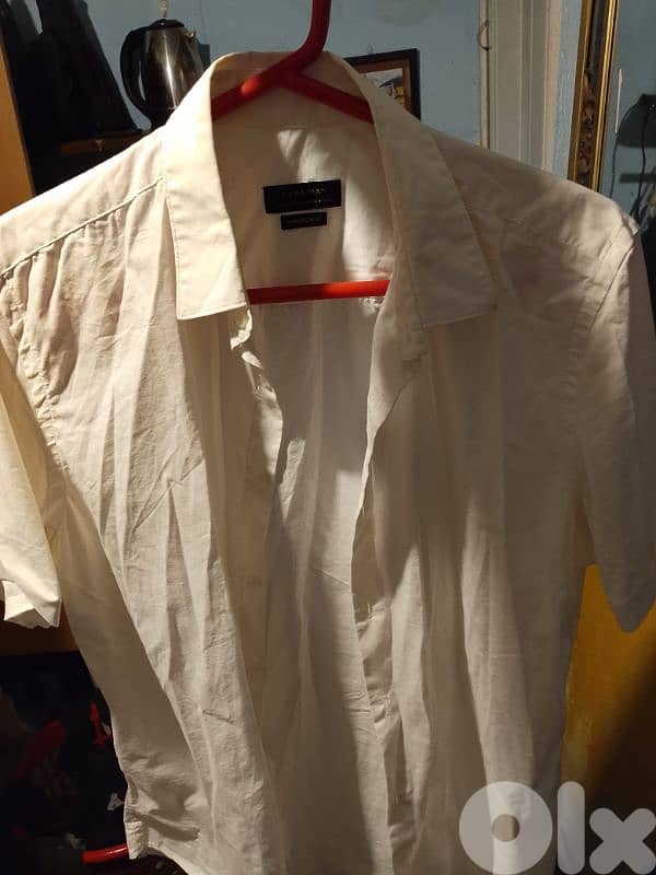 Zara white T-shirt. 0