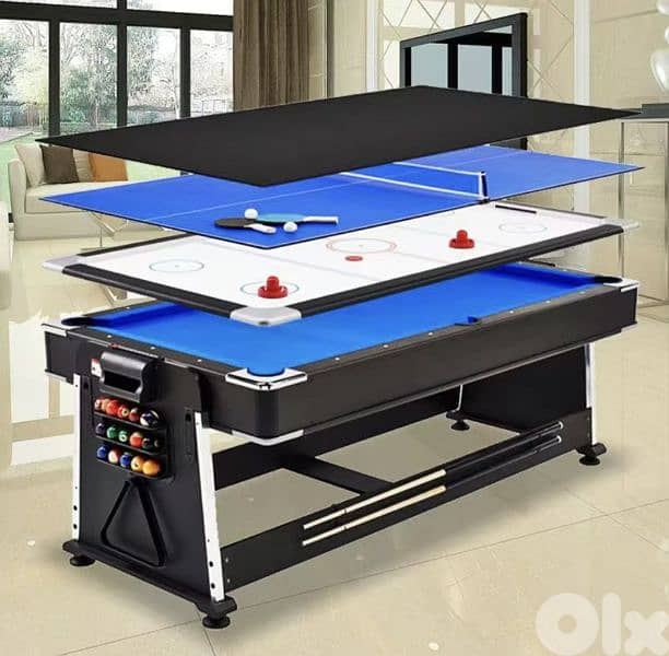 4-games-1 multi-functional game table 0