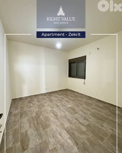 APARTMENT FOR SALE IN ZIKRIT   شقة للبيع في زكريت