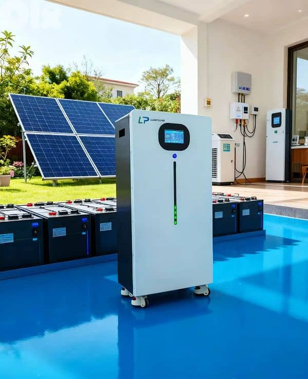 LP 16kWh LiFePO4 Home Battery 10kW Output  8000 Cycles  Touchscreen 0
