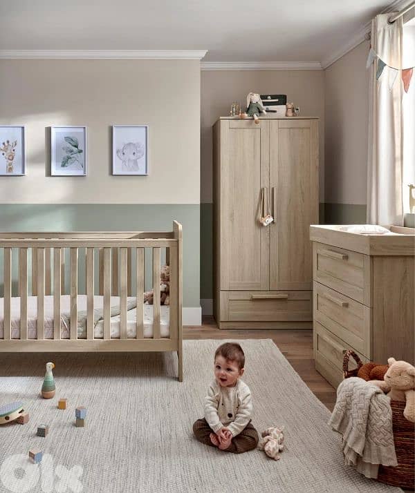 Mamas and Papas baby bedroom set - Light Oak 0