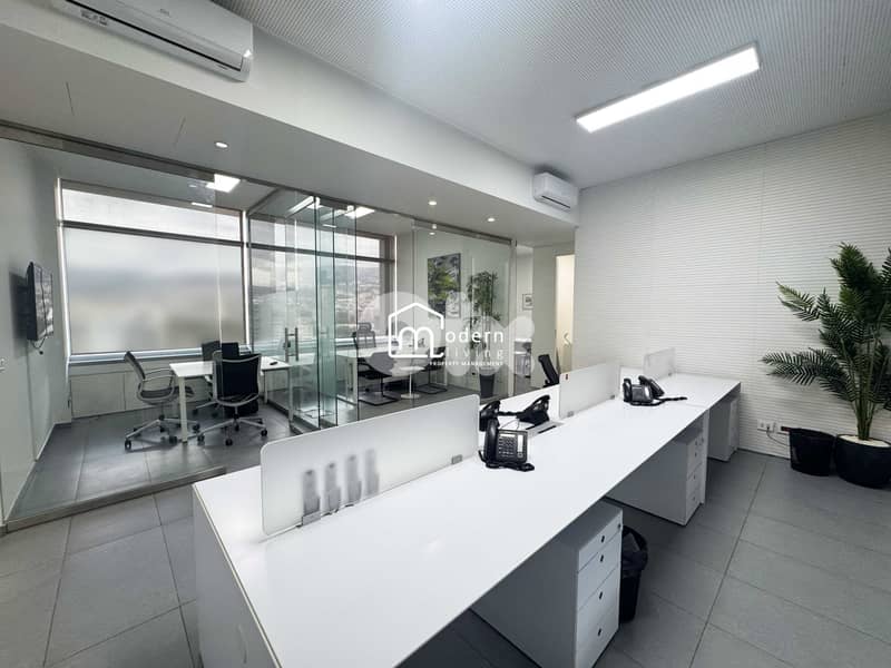 Fully Furnished - 260 Sqm - Office For Rent in Dekwaneh 0