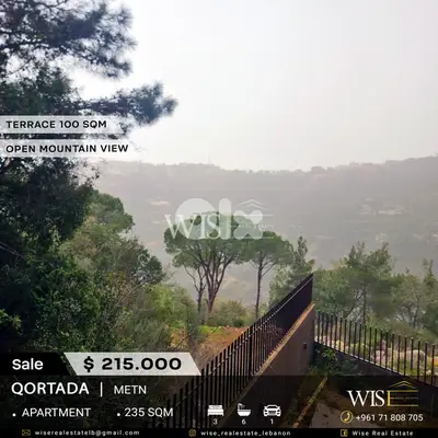 Stunning 235 SQM Apartment for SALE in Qortada!