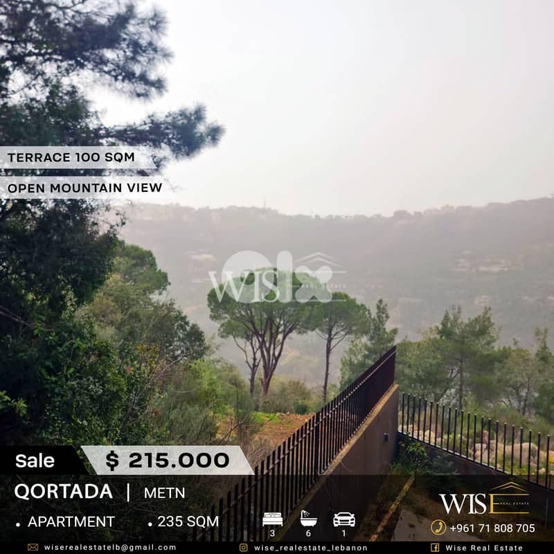Stunning 235 SQM Apartment for SALE in Qortada! 0