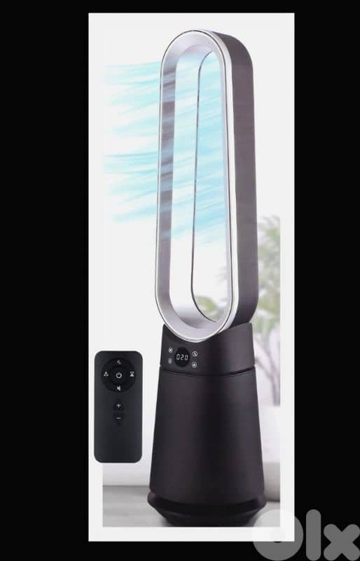 Silvercrest 38" Bladeless Tower Fan LED display 20 Speed/5$ delivery 7