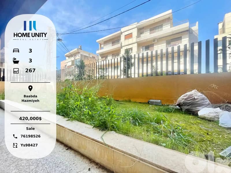 Apartment for Sale in Hazmiyeh, Baabda 0