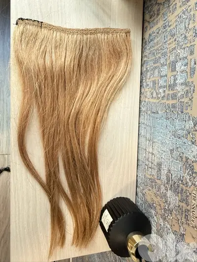 clip in blonde hair extension 30 gram changing color virgin hair