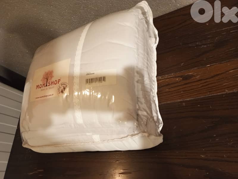 Beige Grey Baby Duvet cover unused 1