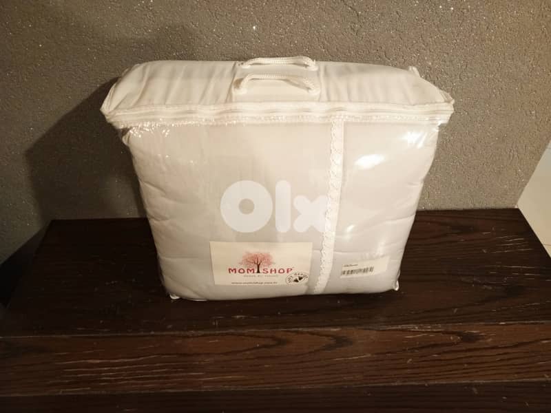 Beige Grey Baby Duvet cover unused 2