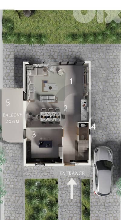 under construction, garden, parking, balconies,Koura/كورة REF#RL134503