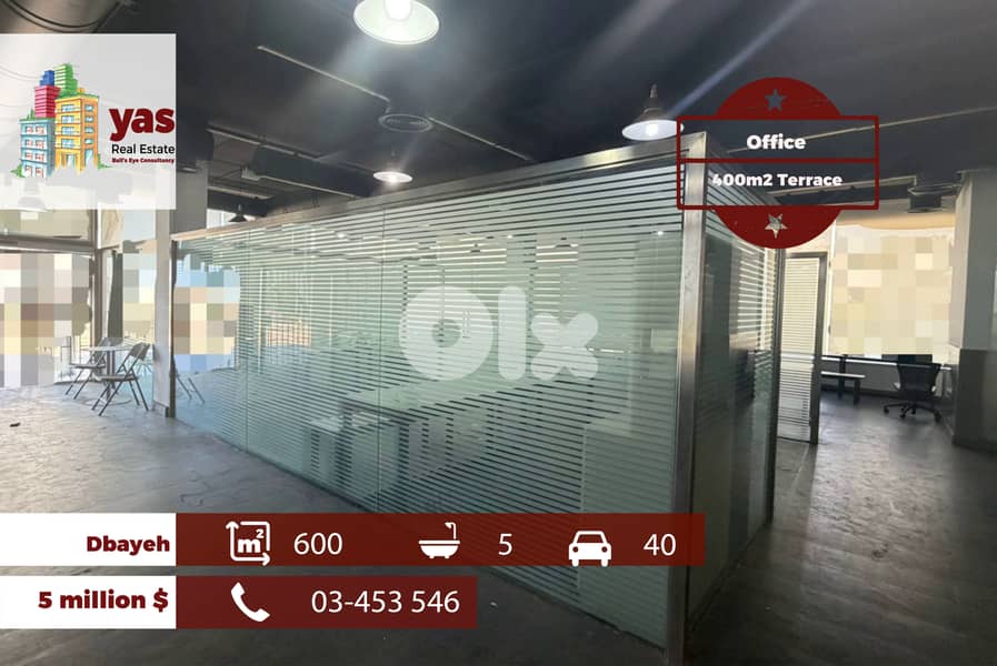 Dbayeh 600m2 | 400m2 Terrace | Prime Location | Active Street | MJ 0