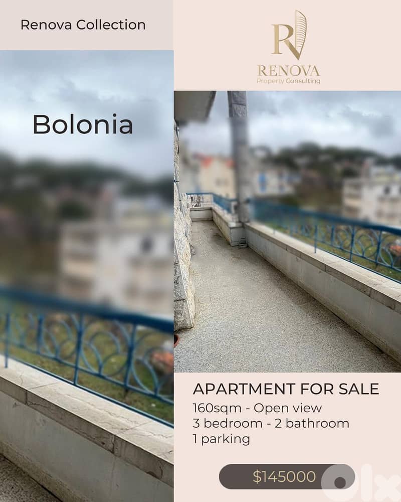 Open View Apartment for sale in Bolonia 0