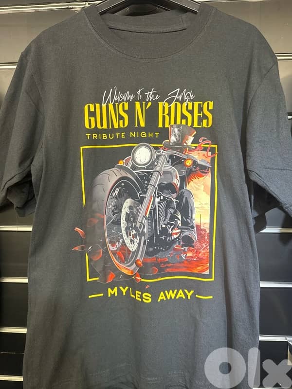 Guns n Roses gnr welcome to the jungle tshirt 0