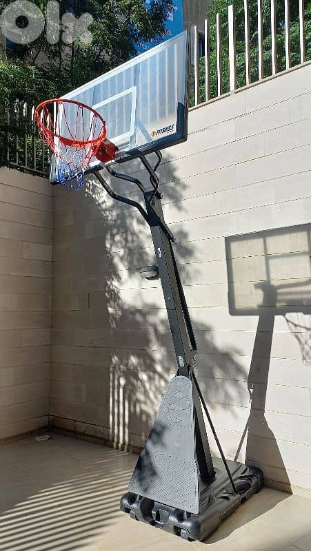 movable basketball hoop (Backboard 120x80cm) 0