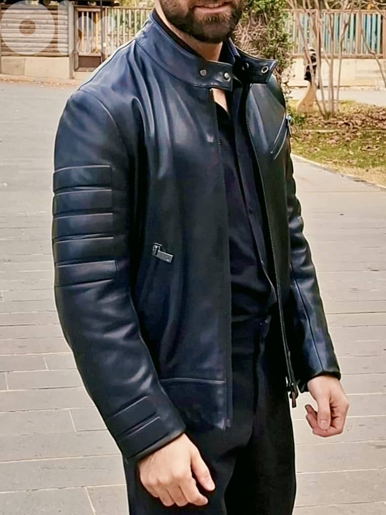 Porsche Design lambskin leather jacket 0