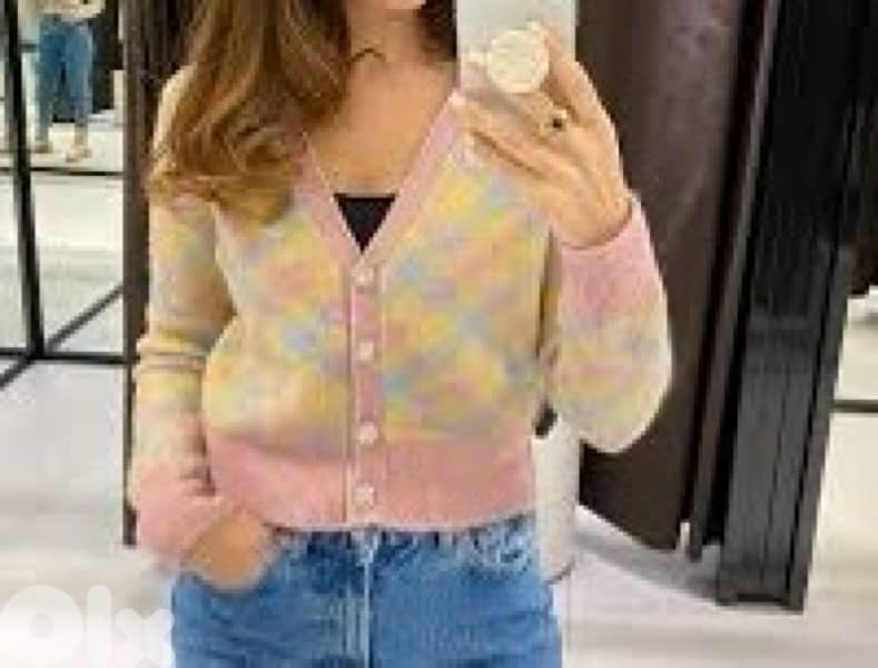 Zara knit cardigan 0