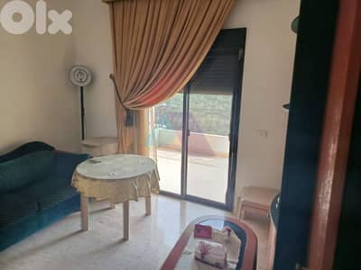 Furnished 210m2 apartment+terrace+sea view 4sale in Ghedras - غدراس