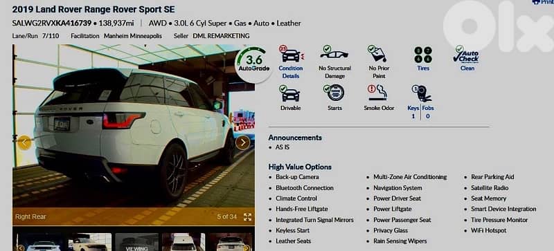 Land Rover Range Rover Sport 2019 0