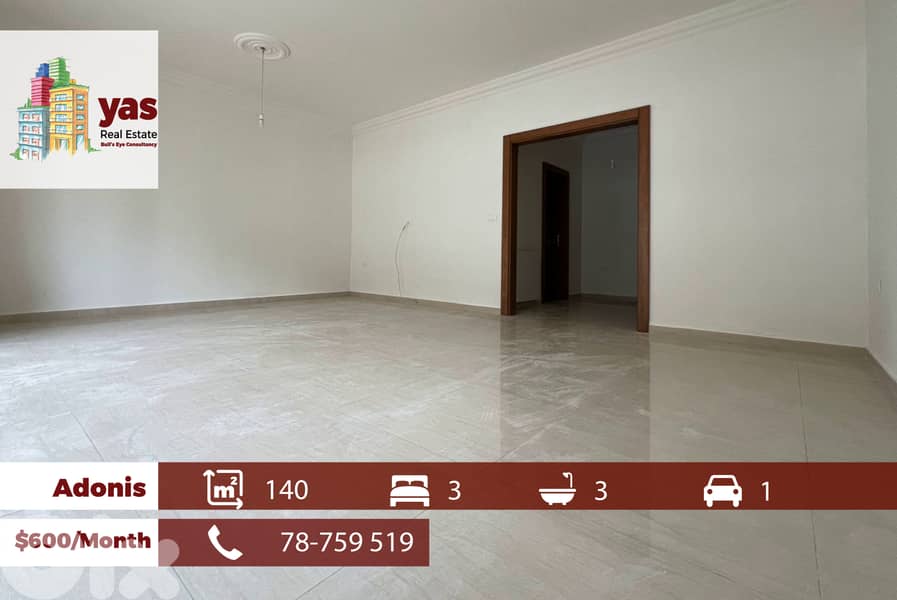 Adonis 140m2 | Well Lighted | Calm Area | Catch | Rent | RH/MA 0