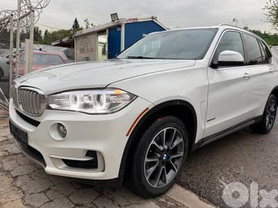 BMW X5 2017 Xdrive luxury package full options Ajnabieh clean carfax