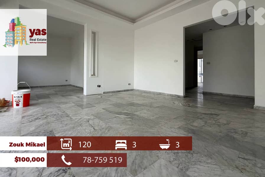 Zouk Mikael 120m2 | Well Maintained | Calm Area | Lighted | EH 0
