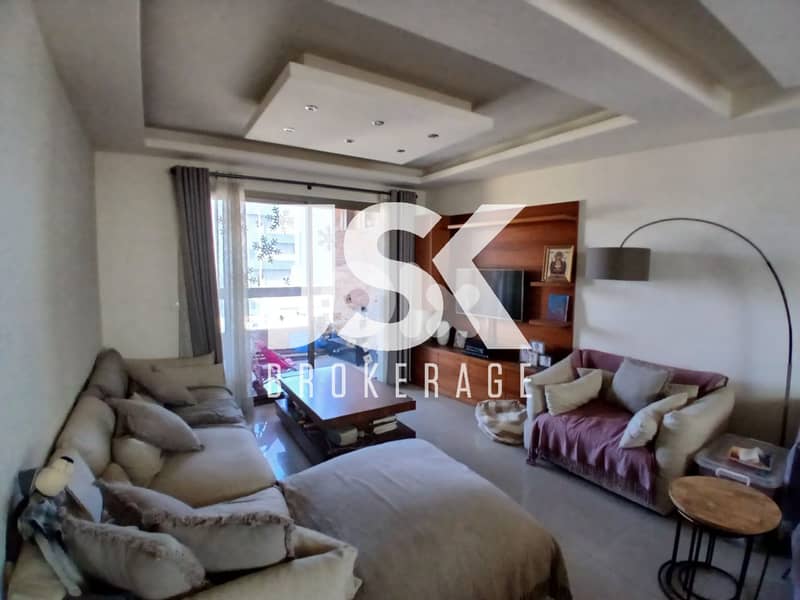 L19797 - Semi-Furnished Apartment For Rent in Jal El Dib 0