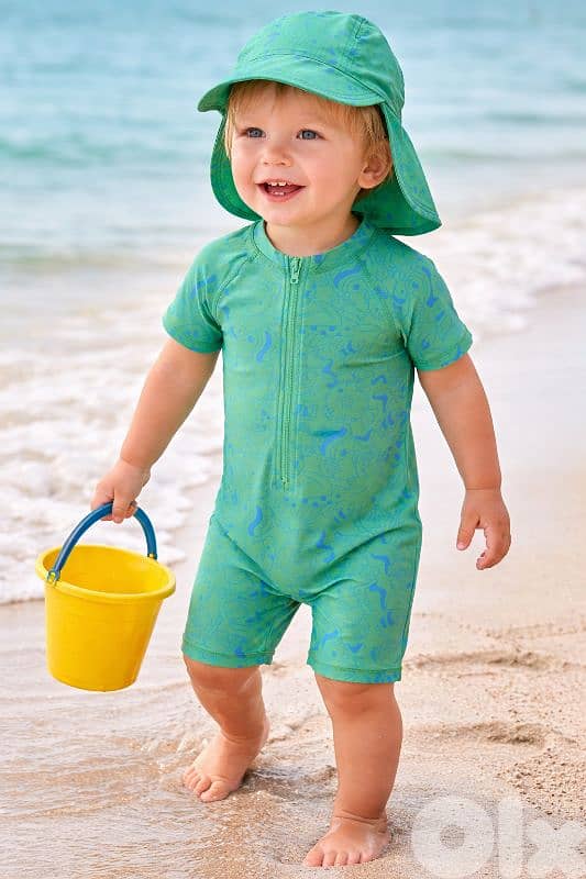 Boys Swimsuit 2 pieces Size 12 Months 0