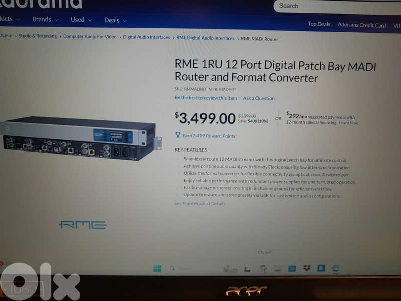 RME MADI Router - 12 Port MADI Patch Bay & Matrix Interface 3