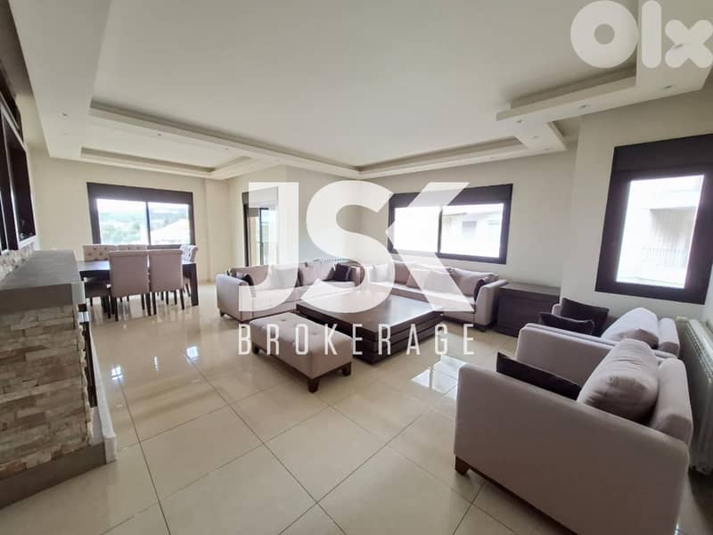 L20884 - Luxurious Modern Furnished Apartment For Rent in Ajaltoun 0
