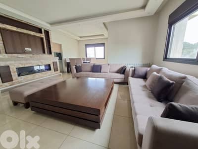 L20884 - Luxurious Modern Furnished Apartment For Rent in Ajaltoun