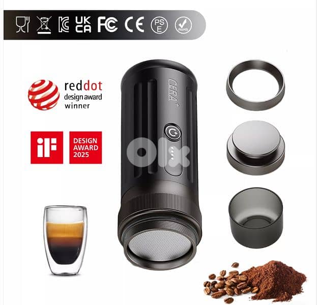 Cera+ the NUMBER 1 58mm Portable professional espresso machine. 0