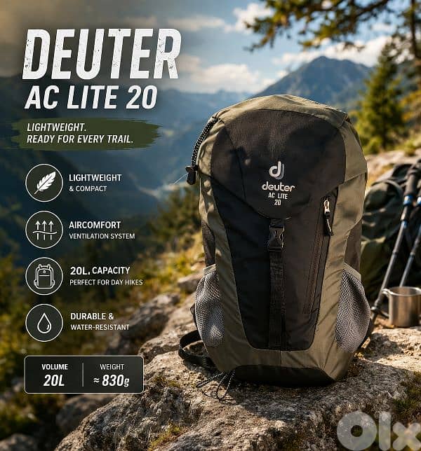 deuter ac lite 20 hiking bag 0