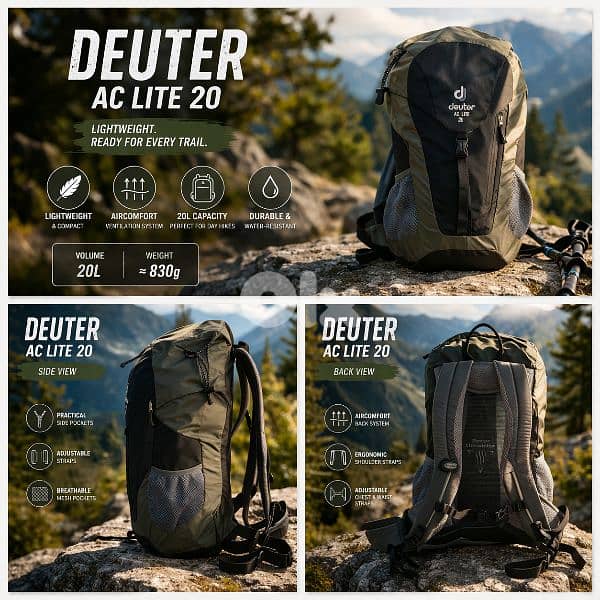 deuter ac lite 20 hiking bag 1