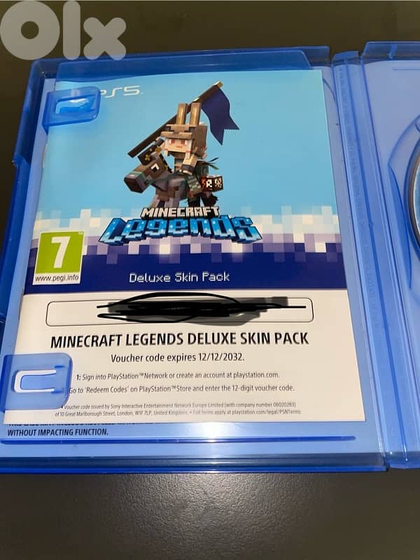 PS5 Minecraft Legends Deluxe Edition – New Sealed Disc 1