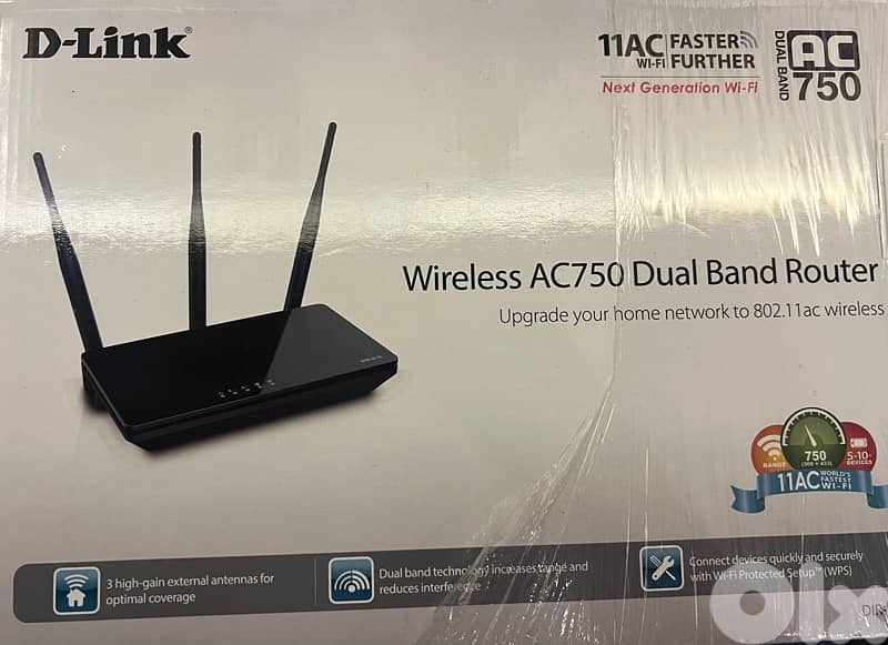 D- Link Wireless AC750 Dual Band Router 0