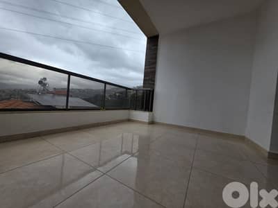 190 SQM Apartment + Roof in Qornet Chehwan + View + 30 SQM TERRACE